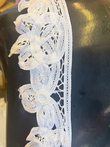 5 Yards Piece White Cotton Battenburg Edge Lace 2 1/4” - Picture 1 of 1