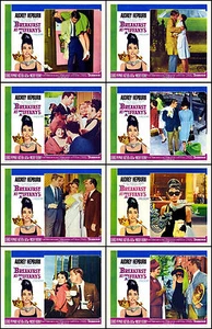 AUDREY HEPBURN In BREAKFAST AT TIFFANY'S Full Set Of 8 Ind 11x14 LC PRINTS 1961 - Picture 1 of 1