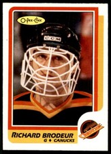 1986-87 O-Pee-Chee Richard Brodeur Vancouver Canucks #246