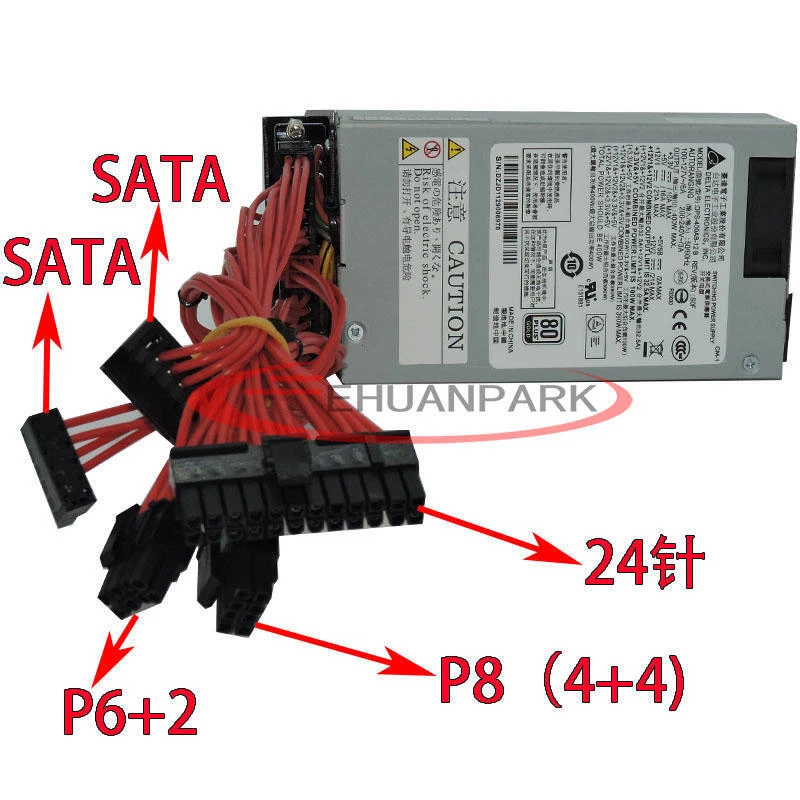 400W R47M41K39 1U Switch Power Supply for DELTA T39 FLEX ITX Computer Server 12V - Image 1 of 1
