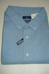 Mens Dress Shirt Wrinkle Resistant Blue Size 3X - Picture 1 of 2