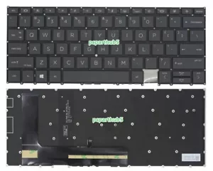 New HP EliteBook x360 1030 G7 1030 G8 Series Laptop Keyboard US With Backlit - Picture 1 of 3