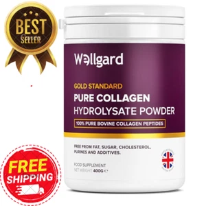 Collagen Powder, Gold Standard Bovine Collagen Peptides Powder by Wellgard - Hig