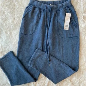 NEW Nanette Lepore blue pants lounge sweatpants size XL - Picture 1 of 7