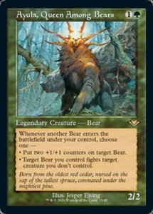 MTG AYULA, QUEEN AMONG BEARS FOIL EXC AYULA, REGINA TRA GLI ORSI  MH2 RETRO EN - Picture 1 of 1