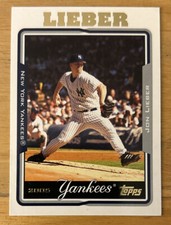 2005 Topps Jon Lieber Baseball Card #149 Yankees Pitcher EXMT O/C