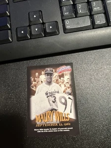 Fleer Million Dollar Moments 1997 - #25 Maury Wills - Foto 1 di 5