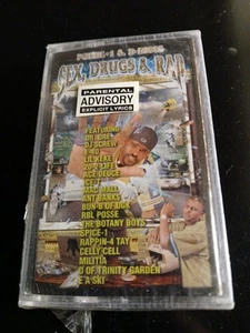 Poetic 1 & D Diggs - SEX DRUGS & RAP w/ Dr. Dre, Ice-T,Lil Keke Cassette!!! - Picture 1 of 5