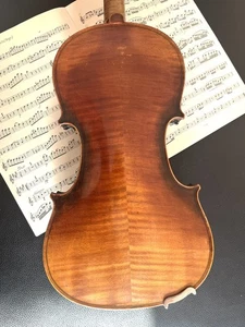Alte Antike 4/4 Geige Violine , Markneukirchen, Spielfertig Aufgearbeitet - Picture 1 of 10