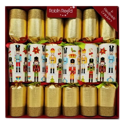 Robin Reed English Holiday Christmas Crackers - Traditional Nutcracker, 6 Count - Image 1 of 4