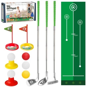 Kids Golf Clubs for 2 3 4 5 Years Old Retractable Toddler Golf Set with Putting - Picture 1 of 7