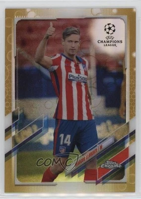 2020-21 Topps Chrome UCL Gold Bubbles Refractor Marcos Llorente #54 - Image 1 of 2