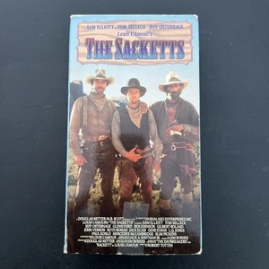 The Sacketts (VHS, 1991, 2-Tape Set) Sam Elliott, Tom Selleck - Picture 1 of 4