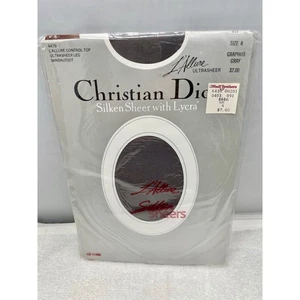 1980s Christian Dior L'ALLUR Sandalfoot Control Top Pantyhose Size 4 #4479 - Picture 1 of 2