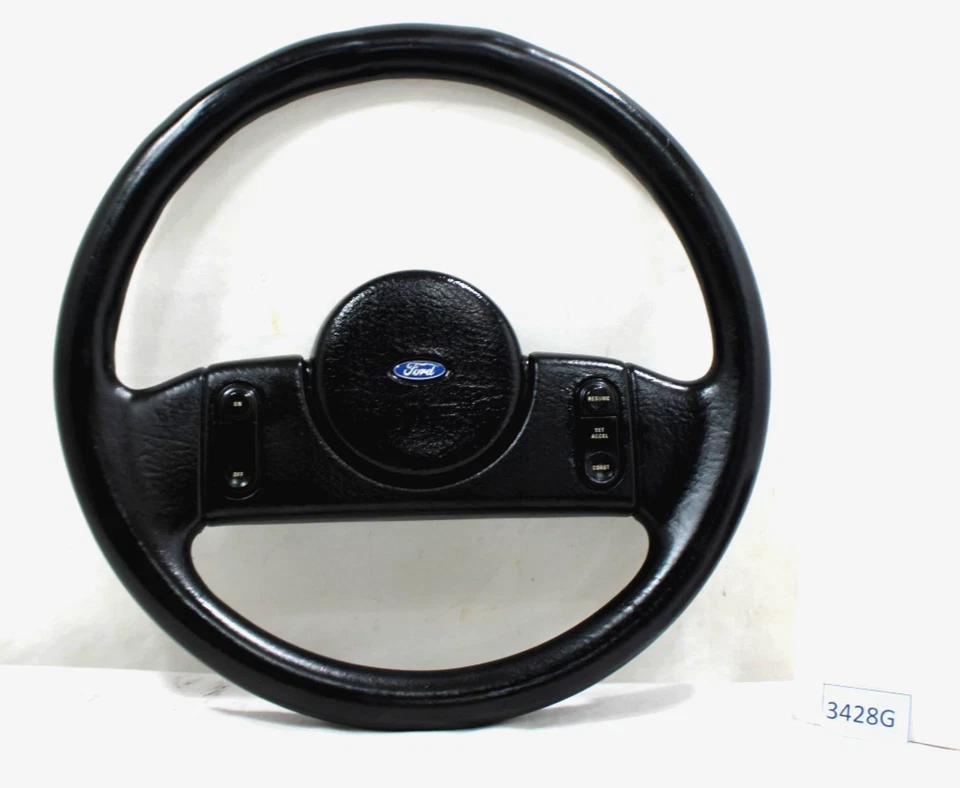 Volante Ford Mustang 1987-1989 con control de crucero y botón de tapa de bocina Foto 1 de 4
