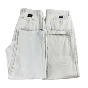 Lot Of 2 Nautica Rigger Chino Pants Pleated Men's 36 X 30 Business Casual Khakis - Picture 1 of 24