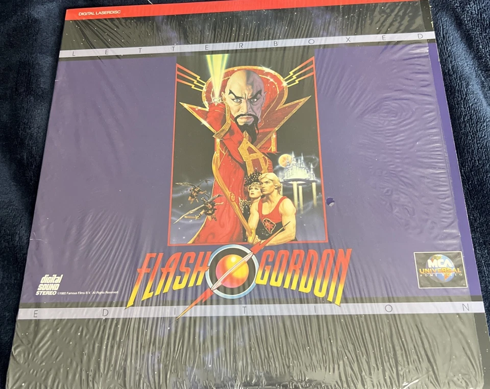 Flash Gordon (1980) Widescreen Laserdisc LD•RARE•in shrink - Image 1 of 2