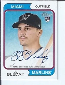 Autógrafo JJ Bleday 2023 Topps Heritage RC - Imagen 1 de 1