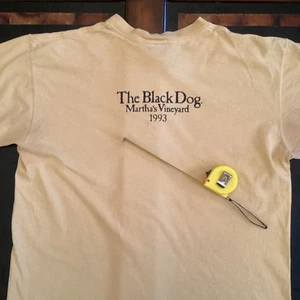 Camiseta vintage años 90 Marthas Vineyard Black Dog 1993 XL - Imagen 1 de 12
