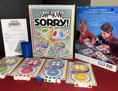 1992 Shakin' Sorry The Roll & Grab Dice Game COMPLETE - Image 1 of 4
