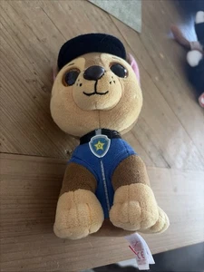 Paw Patrol Chase Welpe Hund 6 Zoll Plüschtier Stofftier Ty Beanie Babys 2017 - Bild 1 von 2