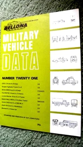 BELLONA MILITARY VEHICLE DATA #21: NUMBER TWENTY ONE (1973) - Picture 1 of 3