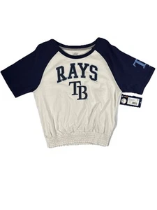 Tampa Bay Rays Girls’ Fashion Top Size Large 14 NEW WITH TAGS - Picture 1 of 4