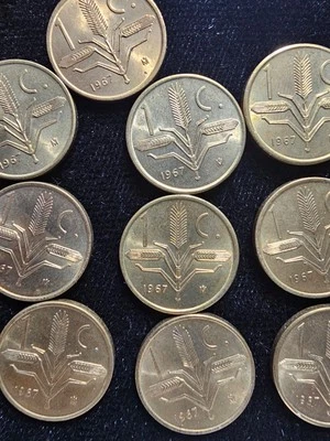 1967 Mexico 1 Centavo BU 10 coins - Image 1 of 2