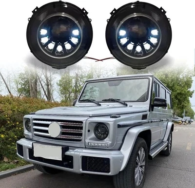 LED Front Lamp Headlight For Mercedes Benz G Class W463 G63 G55 G550 2008 - 2018 - Image 1 of 4