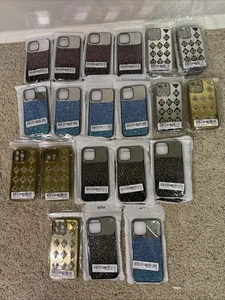 LOT 37X iPhone 13 Pro Max Bling Diamond Crystal Rhinestone Case Wholesale Bulk - Picture 1 of 10