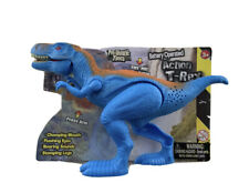NEW Action T Rex Chomping Mouth Flashing Eyes Roaring Sounds