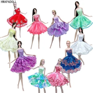 10pcs Random Fashion Ballet Dresses For 11.5" Girl Doll Clothes Gown Outfits 1/6 - Picture 1 of 12