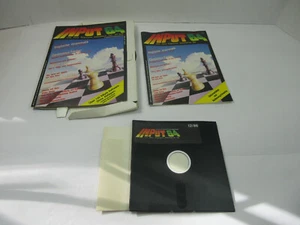 vintage 1986 German Heise Input 64 computer technology magazine w/ floppy disk - Picture 1 of 8