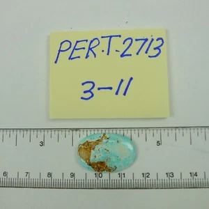 Persian Turquoise 100% Natural 1 Oval Shape Cabochon 10.84 TCW - Picture 1 of 2