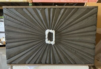 Uttermost Shield 2 Door 40" Cabinet - Gray Oak 25085 - Image 1 of 4