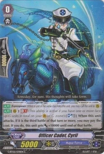 4 x Officer Cadet, Cyril - G-BT02/078EN - C Near Mint / Mint, English - Image 1 of 1