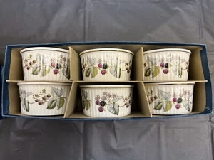 Royal Worcester Berry Fluted Ramekins 2 Sets of 6 - Picture 1 of 4
