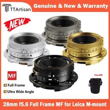 TTArtisan 28mm F5.6 Full Frame Wide Angle Manual Focus Lens for Leica M-mount