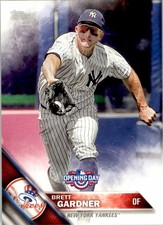 2016 Topps Opening Day #OD-74 Brett Gardner New York Yankees