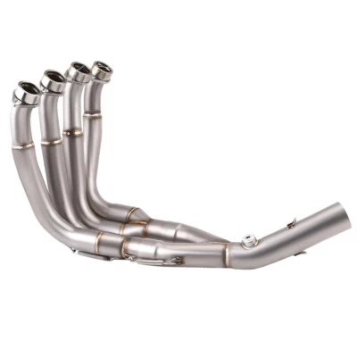 Sistema de tubos de escape de acero inoxidable tubos de cabezal para Yamaha YZF R6 YZF-R6 2006-2020 Foto 1 de 4