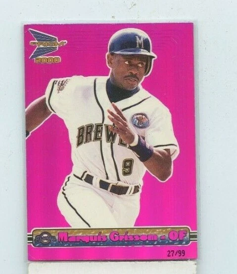 MARQUIS GRISSOM 2000 Pacific Prism Holographic Purple #D /99 - Image 1 of 1