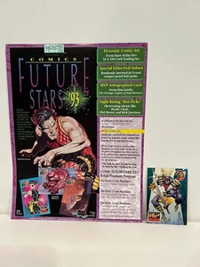 Hoja de ventas y tarjeta promocional de cómics de Future Stars - 93 - Majestic - Imagen 1 de 5