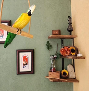 Wandboard Wandregal Holz Schweberegal Hängeregal für Ecke Badregal Küchenregal - Bild 1 von 15