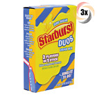 3x Packs Starburst Duos Blue Raspberry Lemon Drink Mix | 6 Sticks Each | .58oz