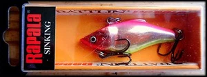 SEÑUELOS DE PESCA RAPALA RATTLIN RNR 4 cm SHP ESPECIAL (Plata Rosa Caliente) color - Imagen 1 de 1