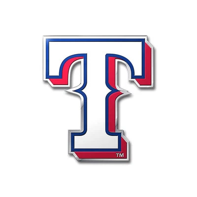 Nueva calcomanía adhesiva emblema color aluminio 3D auto camión Texas Rangers MLB Foto 1 de 2