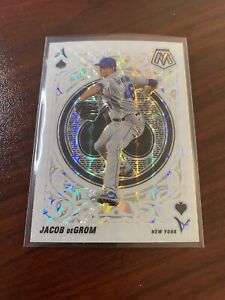 2022 Panini Mosaic Aces Jacob DeGrom Silver Prizm #A-1 Insert