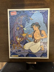 Playskool Holztablett Puzzle Disney's Aladdin 7 Stck. Alter 2-5 Vintage Classic - Bild 1 von 6