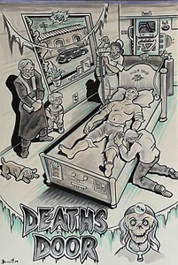 DEATHS DOOR* MIKE BENNETT'S ORIGINAL ART (2024) 09/30/2024 - Picture 1 of 1