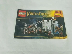 Lego Lord Of The Rings 9471 Manual Only - Picture 1 of 1